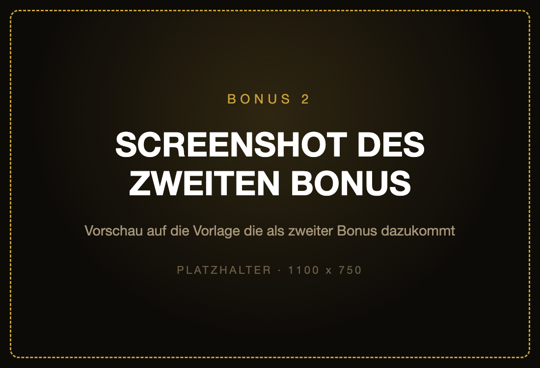 Hier steht der Titel von Bonus 2